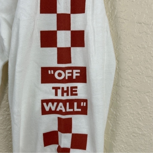Vans Off the Wall Check Check Long Sleeve Shirt Size Small Women - Picture 5 of 10